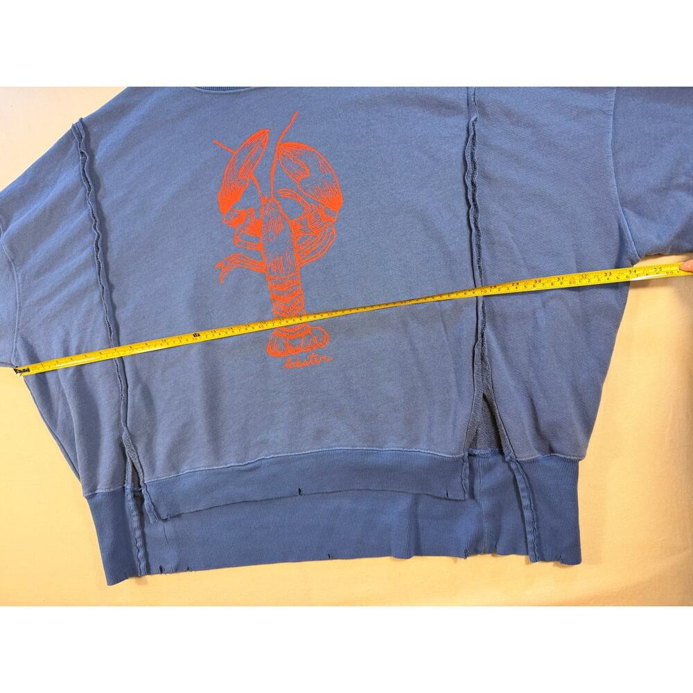Free People We The Free Camden Lobster Graphic Sweatshirt Size M - Picture 5 of 10